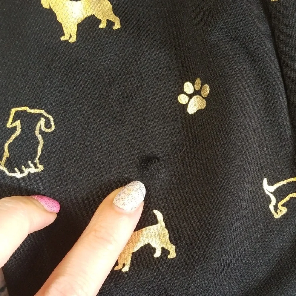 Justice Dog Print Stretch Leggings